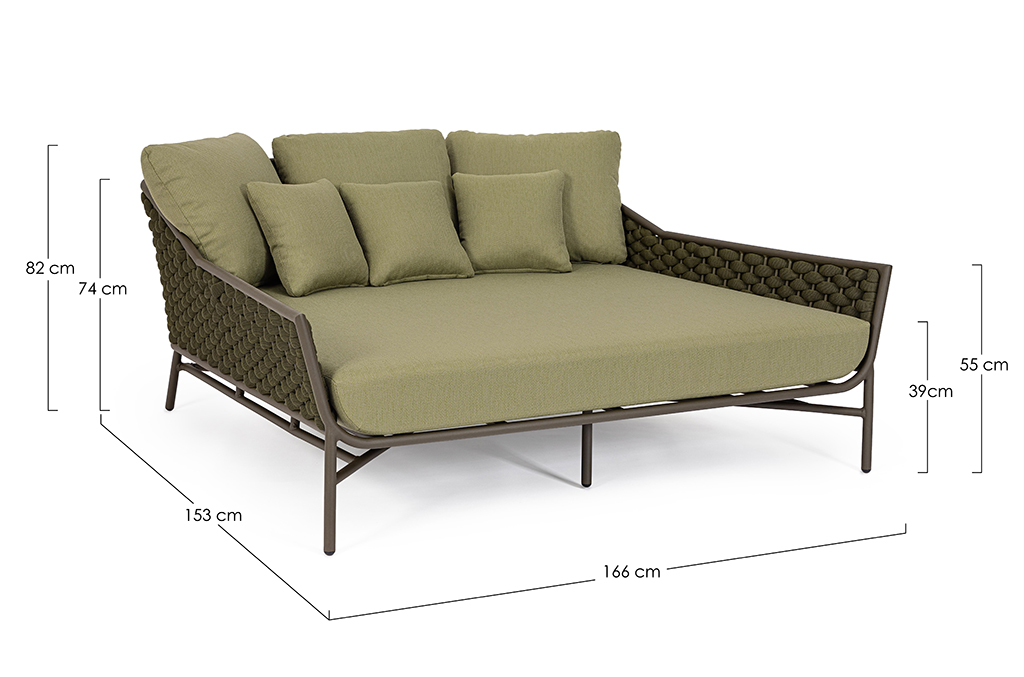 DAYBED M-K EVERLY OLIVE QS24