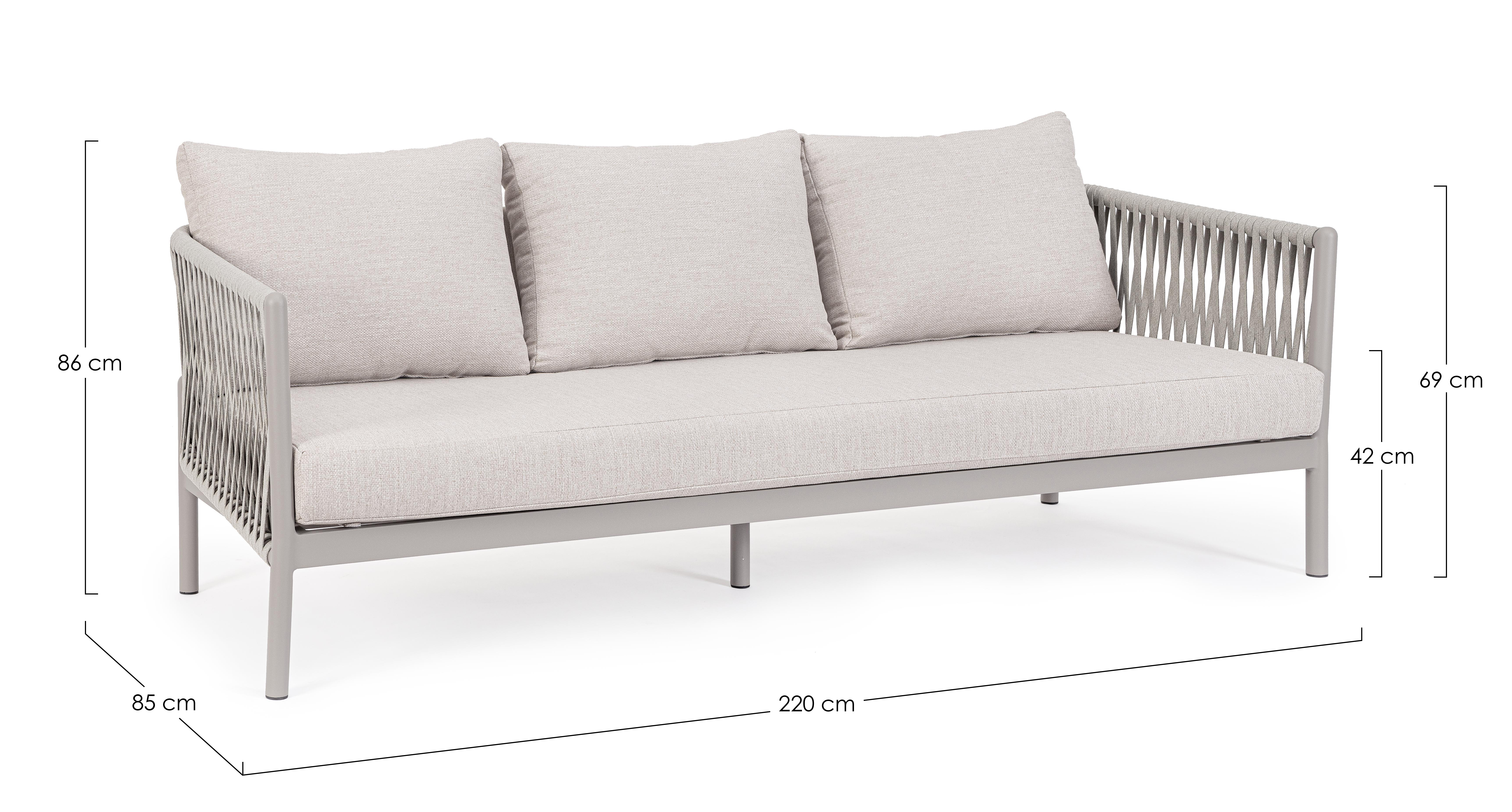 SOFA 3PL M-K FLORENCIA MOON WG24