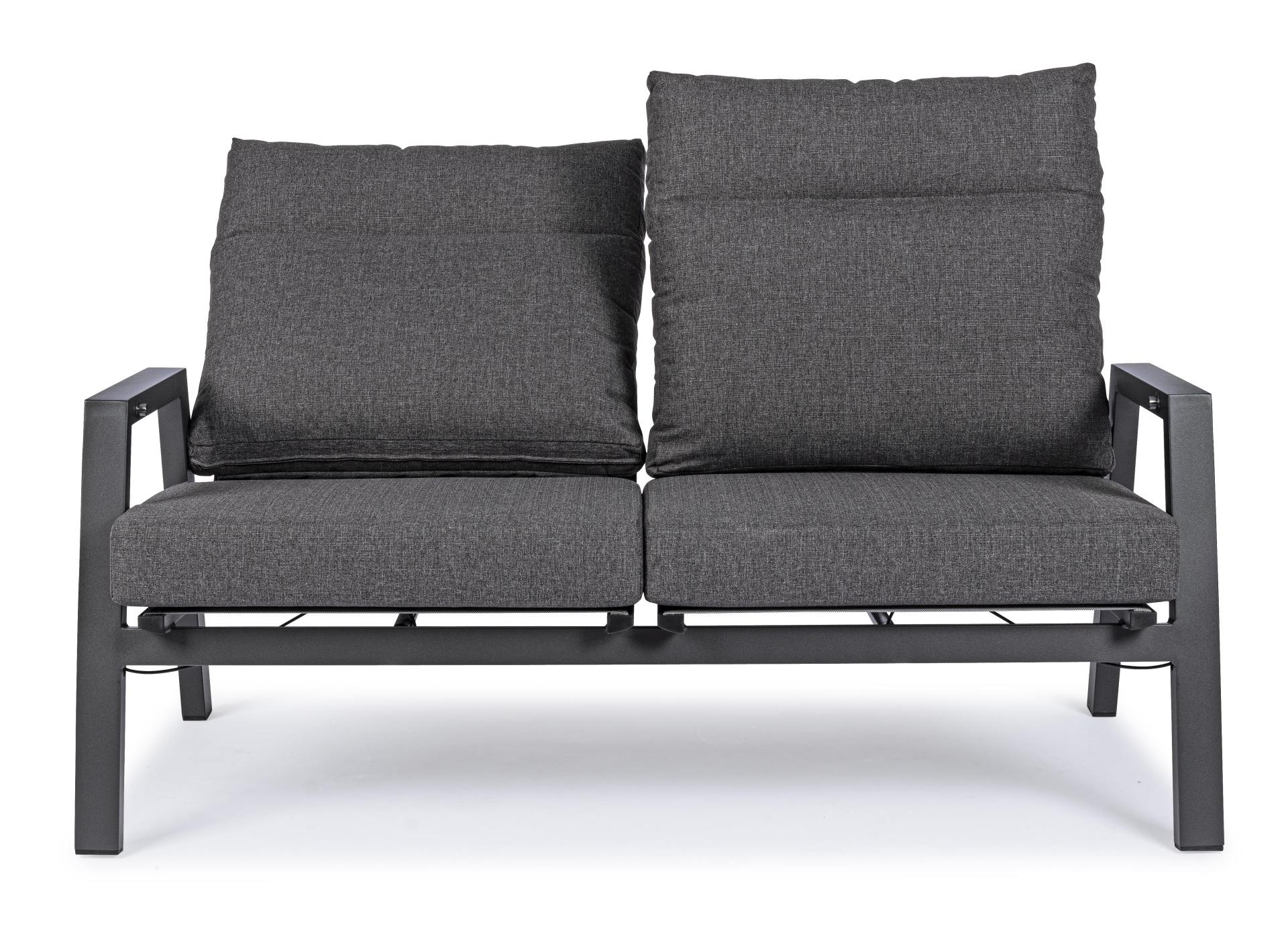 Outdoor Sofa 2 Plätze | verstellbar KLEDI anthrazit