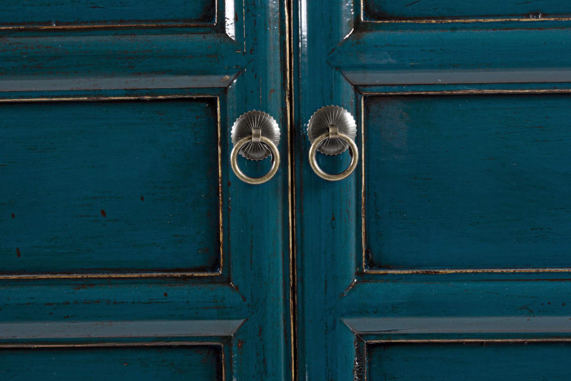 Sideboard JINAN 4 Türen BLAU