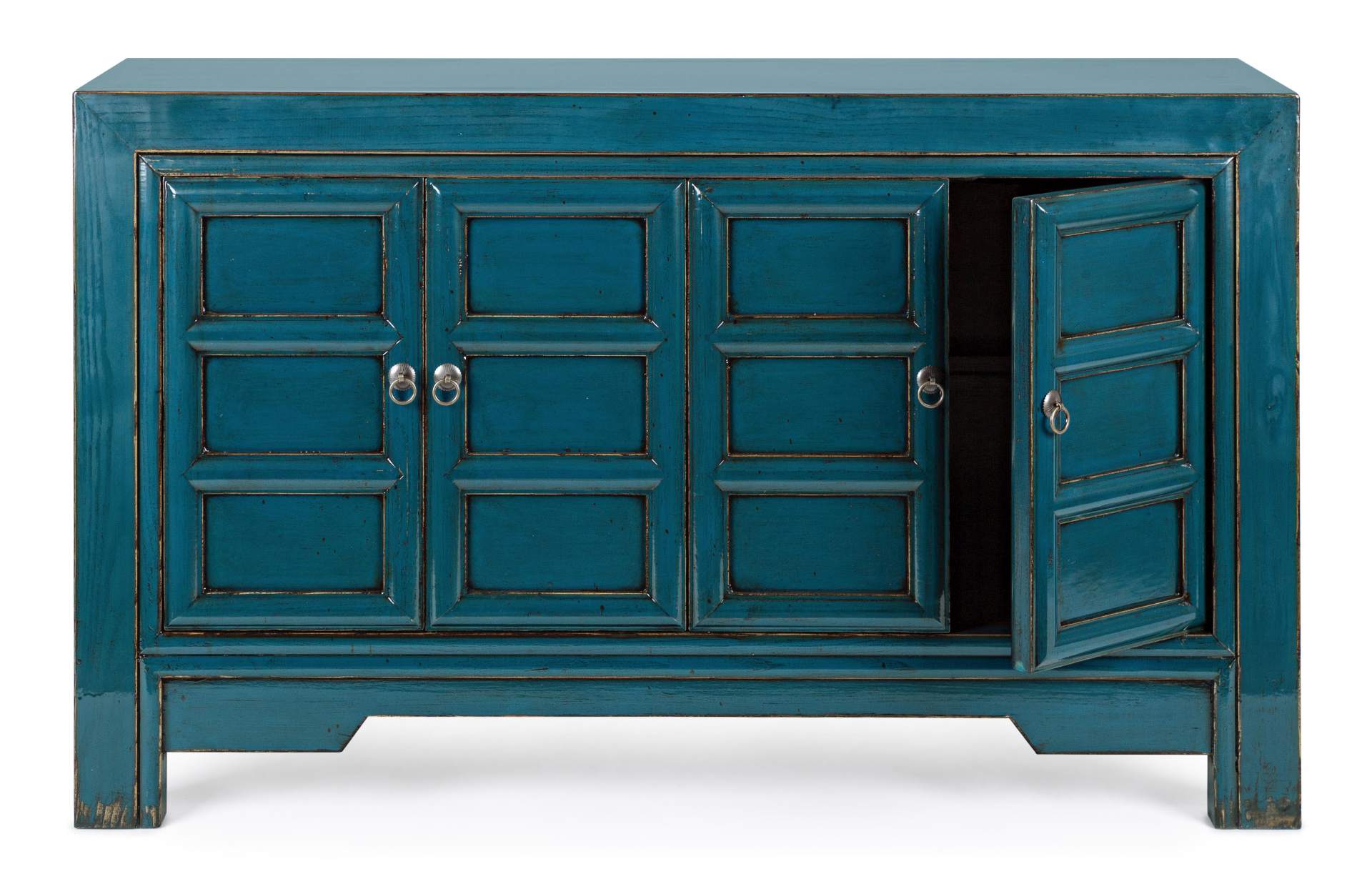 Sideboard JINAN 4 Türen BLAU