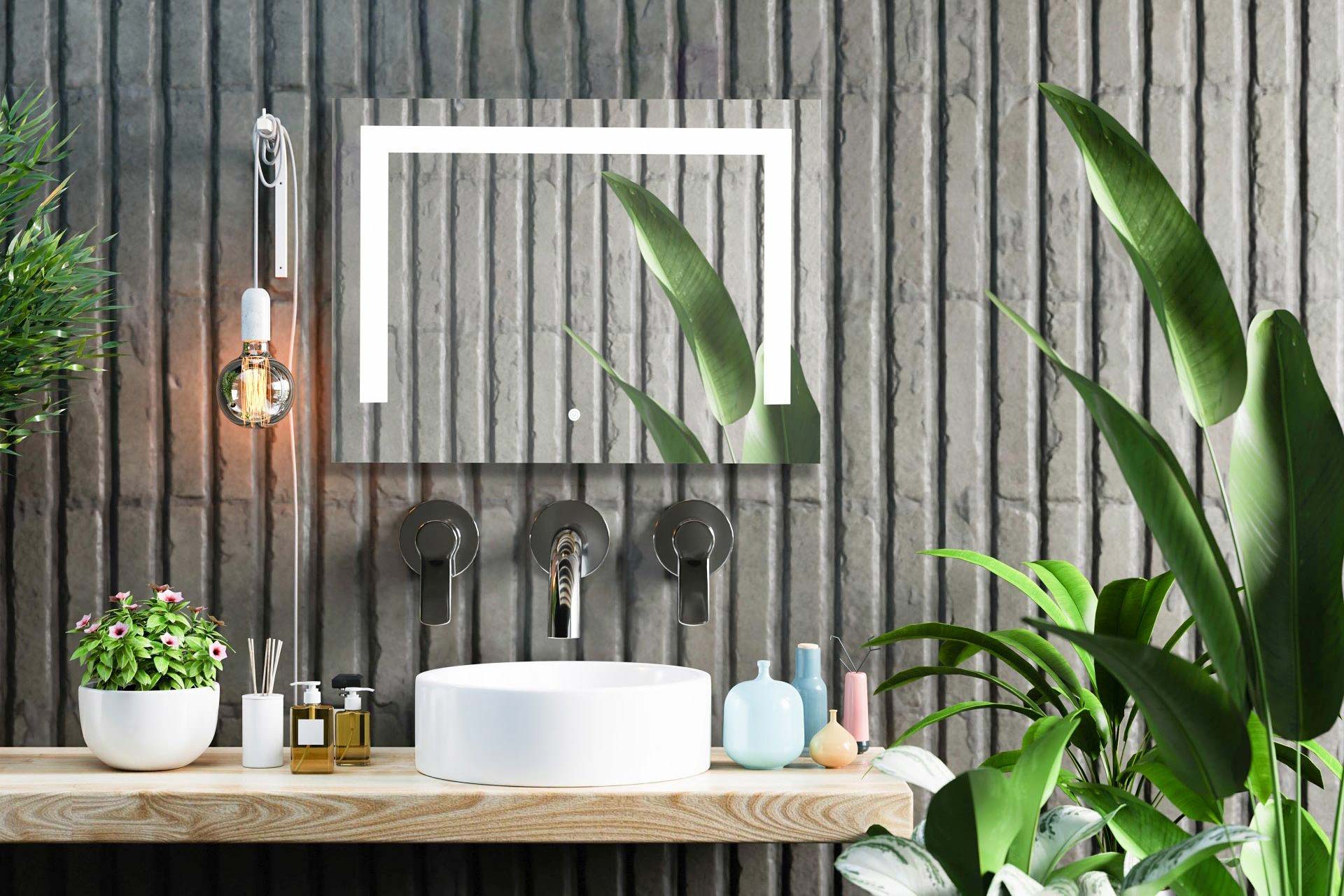 Spiegel mit LED Beleuchtung  Angebot ✔️Spiegel für Bad jetzt online kaufen